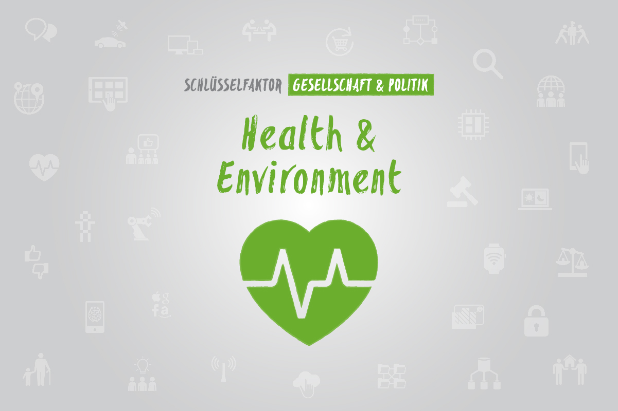 Health & Environment, Gesundheit und Umwelt, das sind zwei eng miteinander verwobene Begriffe, die einen bedeutsamen Schlüsselfaktor aus dem Bereich Gesellschaft & Politik repräsentieren. Fasst man diese Begriffe …